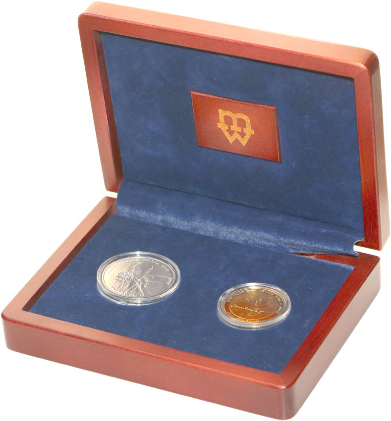 10 + 200 złotych 2002 (ZŁOTO) Papież Jan Paweł II Pontifex Maximus - 2 monety